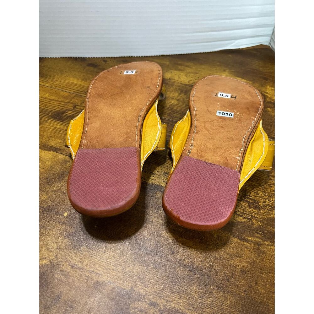 Jari Braids Men sz 9.5 Kholapuri Chappal Sandal 1010 - Picture 7 of 7